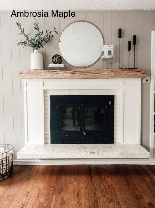 Hardwood Fireplace Mantel